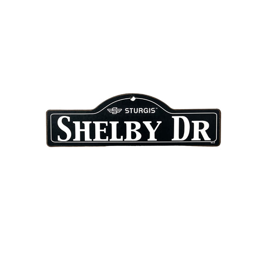 Shelby Sturgis Main St Official Personalized Street Sign