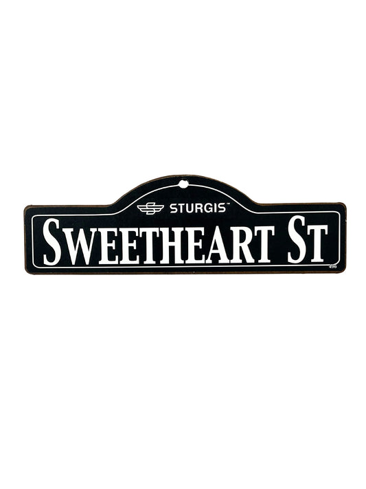 Sweetheart Sturgis Main St Official Personalized Street Sign