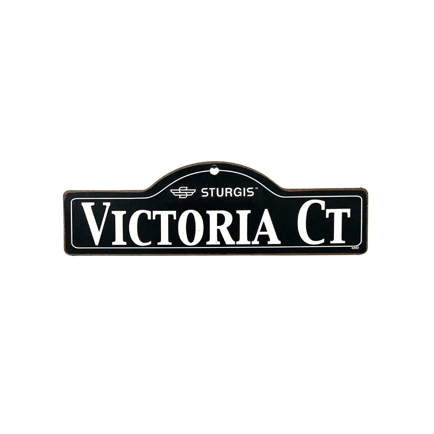 Victoria Sturgis Main St Official Personalized Street Sign