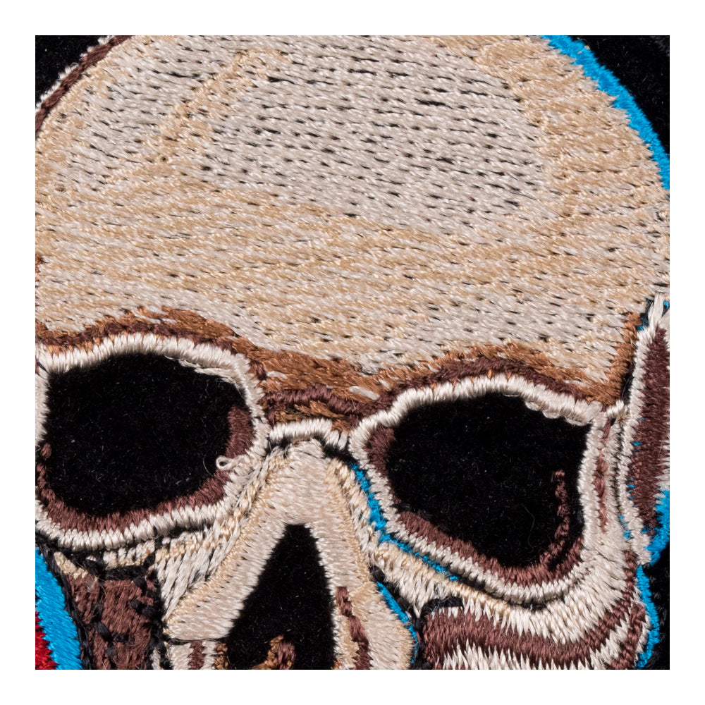 TKO Boxing Skull Motorcycle Patch, Boxing Skull Patches — detail view 2