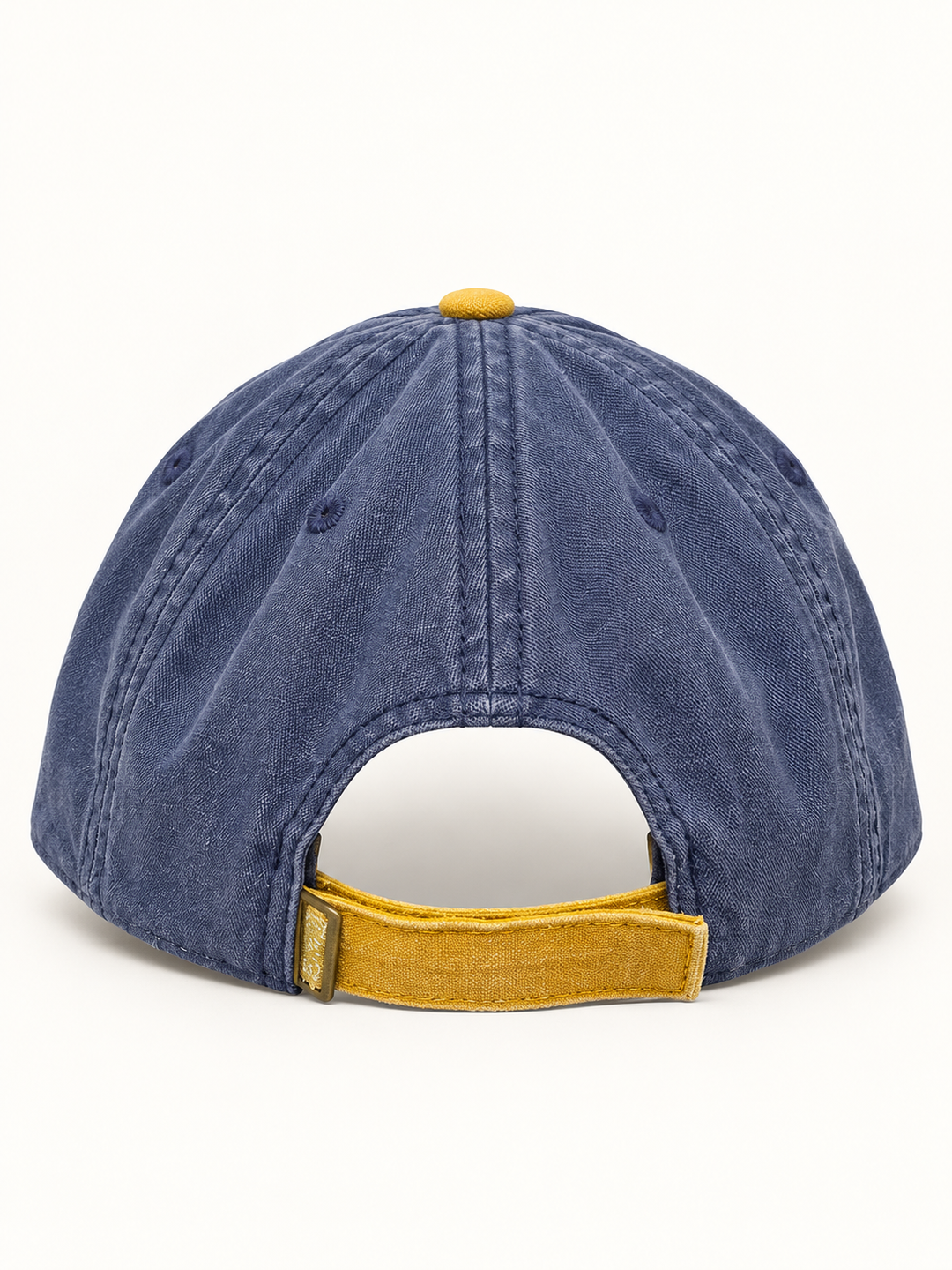 Navy rear panels and mustard adjustable strap on Deadwood 1876 hat