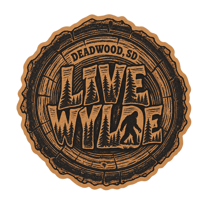Deadwood Live Wylde Bigfoot Sticker