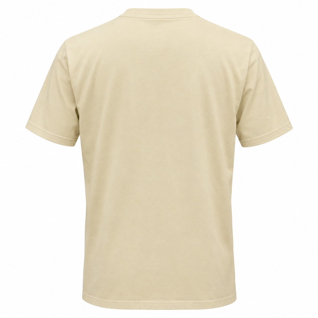 Cream OR Deadwood Black Hills Sunset Hiker T-shirt back
