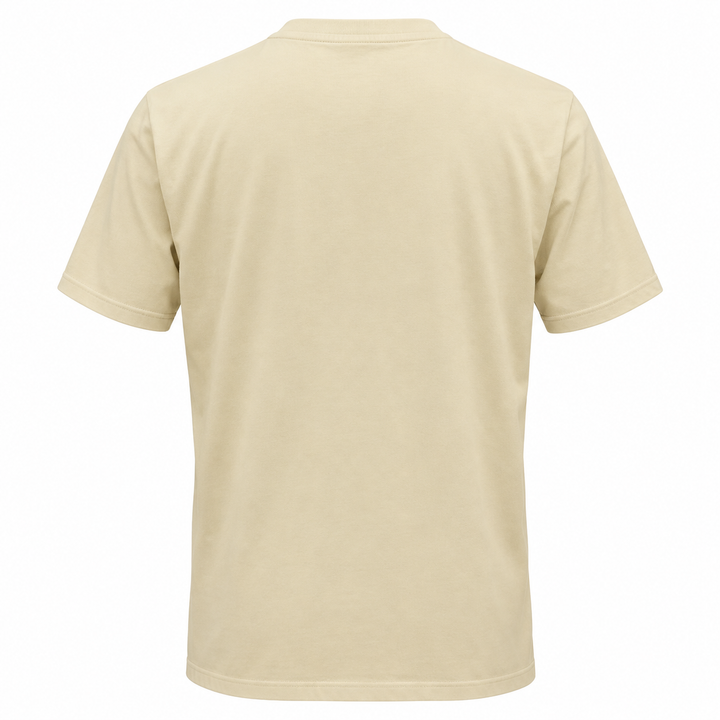 Cream OR Deadwood Black Hills Sunset Hiker T-shirt back