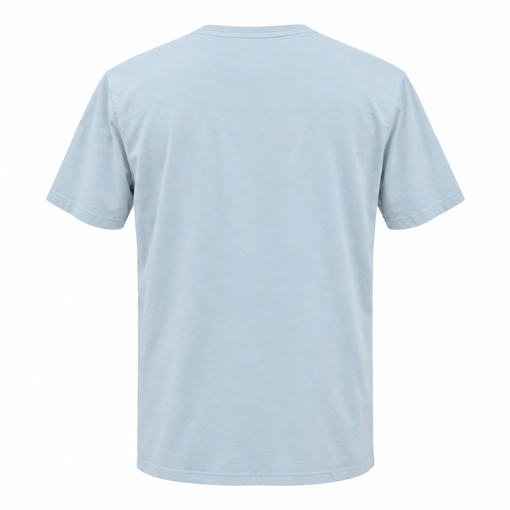 Light blue OR Deadwood Black Hills hiking T-shirt plain back