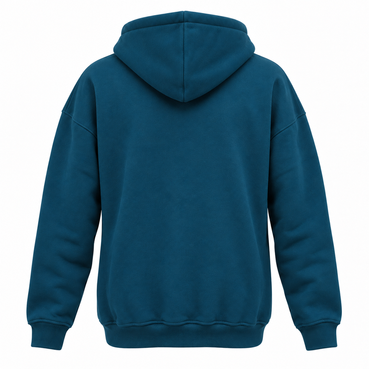 Deadwood Camper Soft Hoodie in teal — plain back view