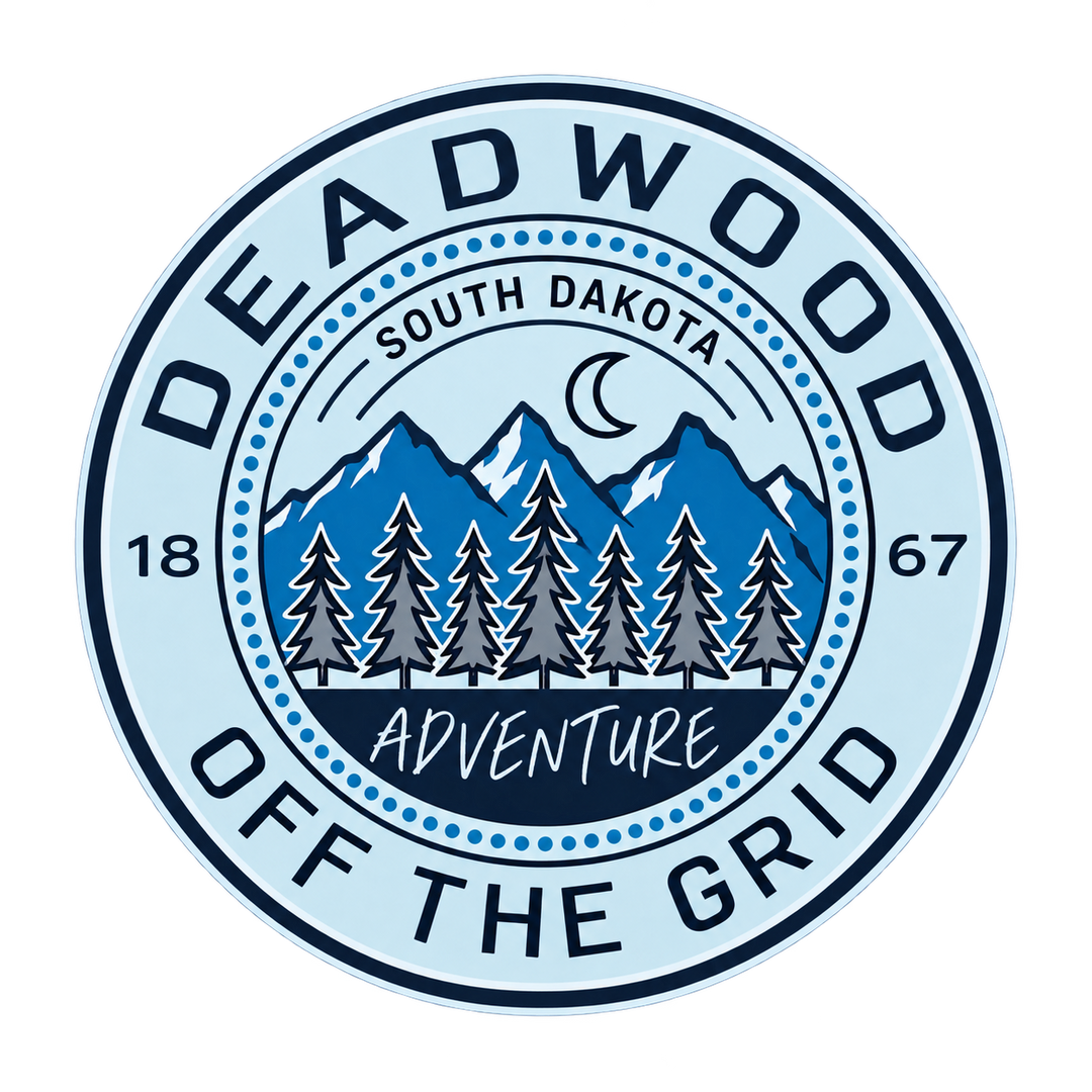 Deadwood Off the Grid Mountain Sticker isolated on transparent background