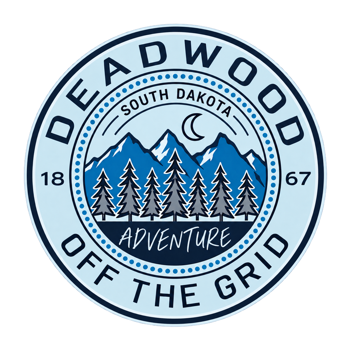 Deadwood Off the Grid Mountain Sticker isolated on transparent background