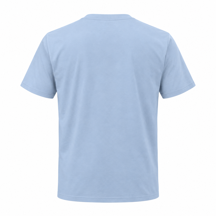 light blue OR Deadwood South Dakota Bison Sunset T-shirt back