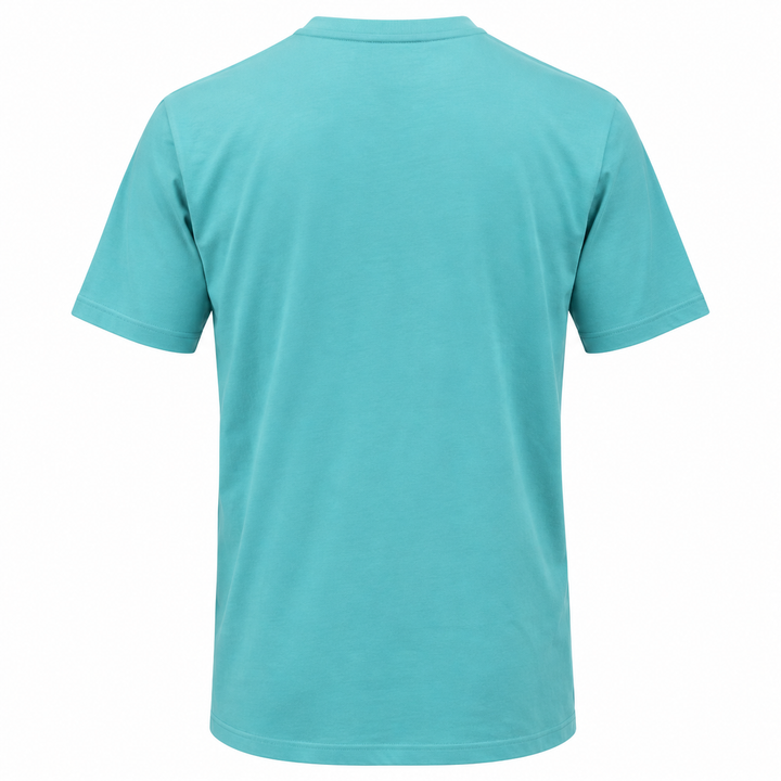 Turquoise OR Deadwood South Dakota Bison Sunset T-shirt plain back