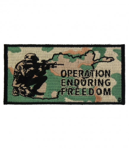 Enduring Freedom Soldier Patch, OEF Military Patches — product image
