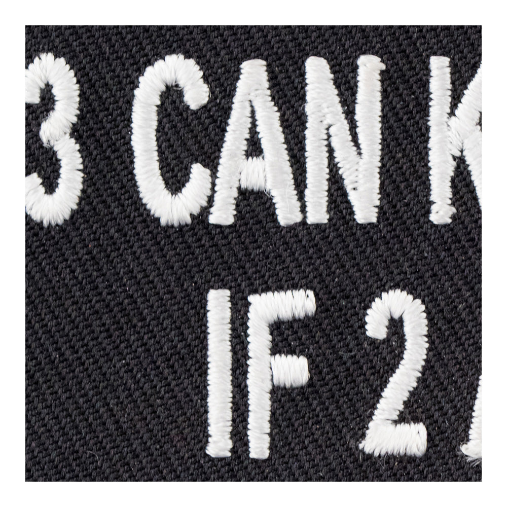3 Can Keep Secret If 2 Are Dead Patch, Funny Quote Patches — detail view 1