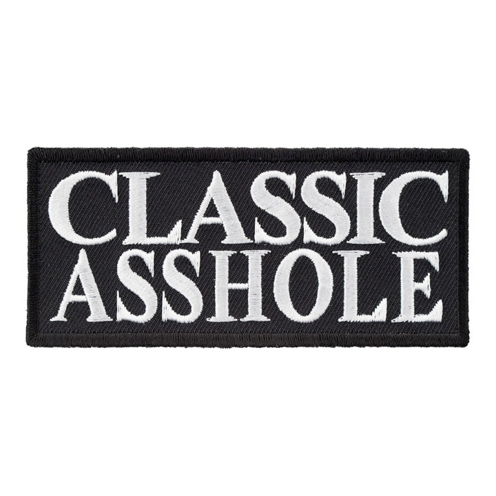 Classic Asshole Patch, Funny Biker Quotes Patches — product image