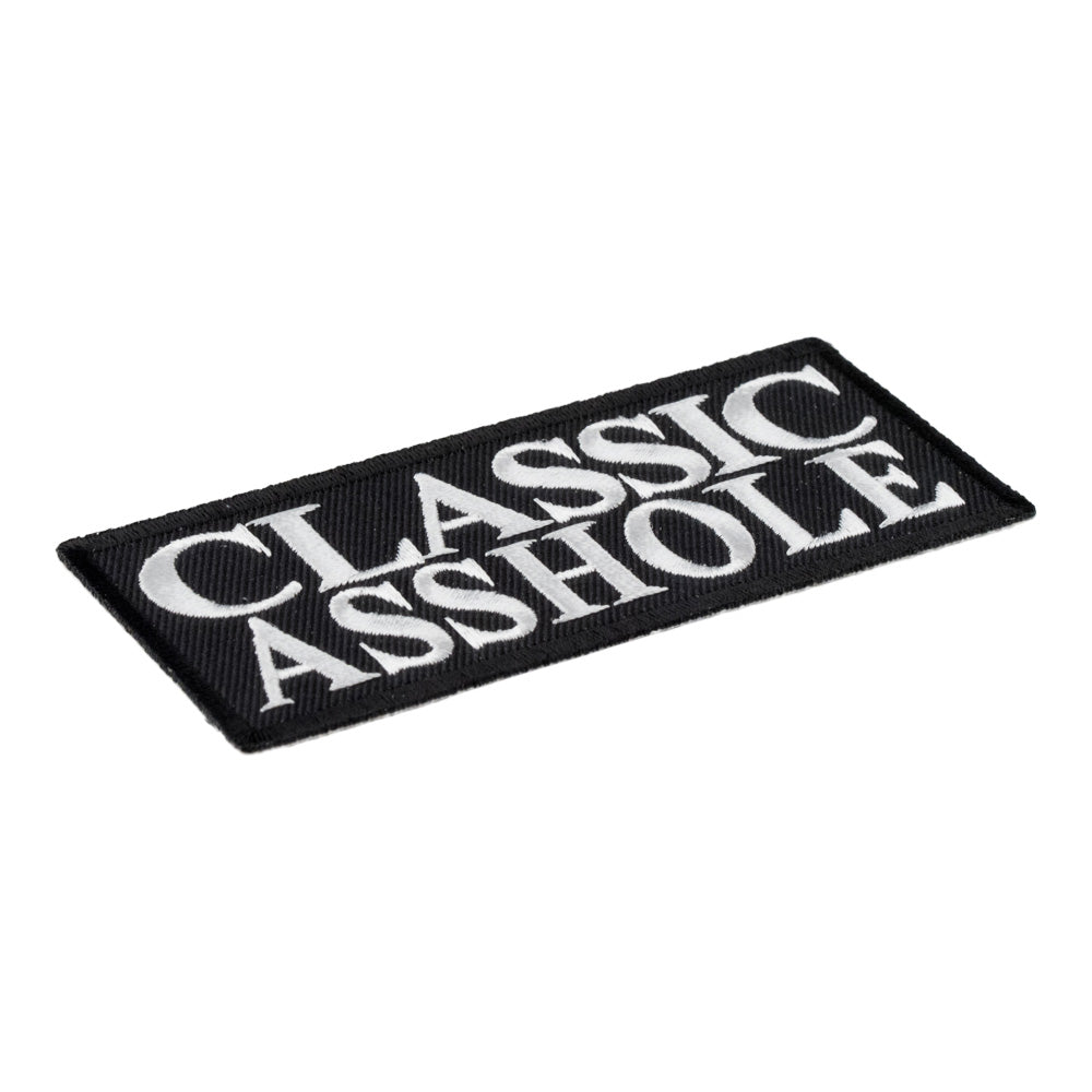 Classic Asshole Patch, Funny Biker Quotes Patches — detail view 1
