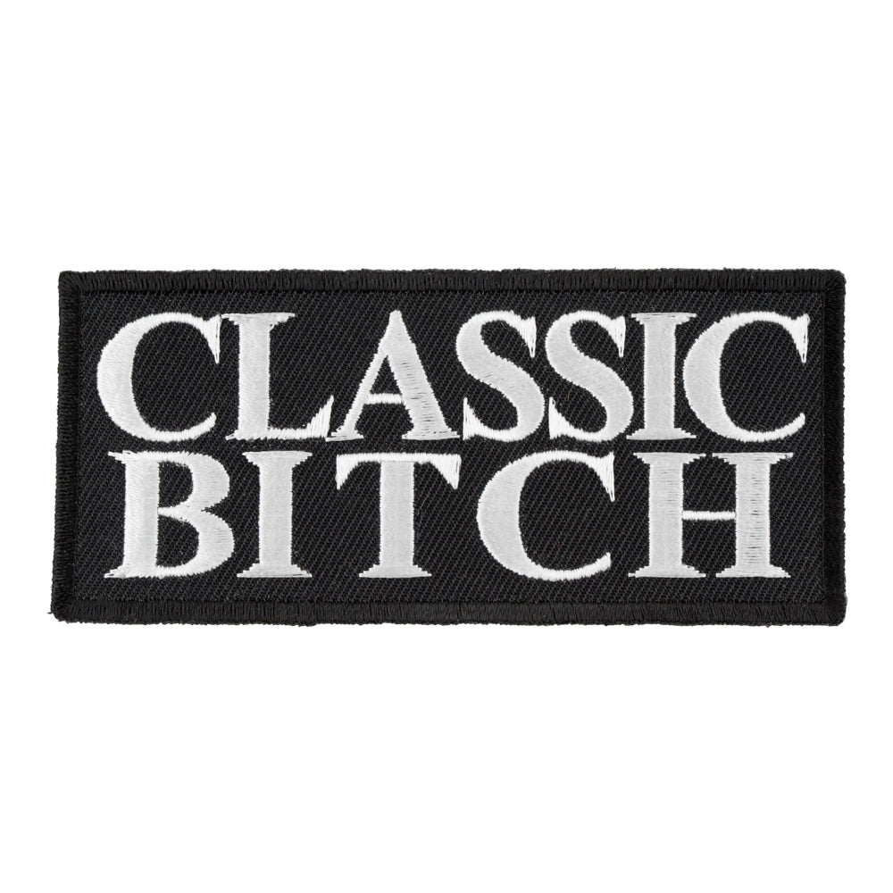 Classic Bitch Patch, Funny Womens Biker Quote Patches — product image