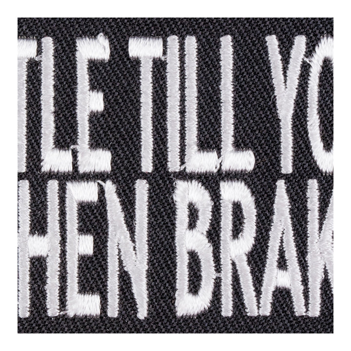 Full Throttle Til You See God Then Brake, Biker Patches — detail view 2