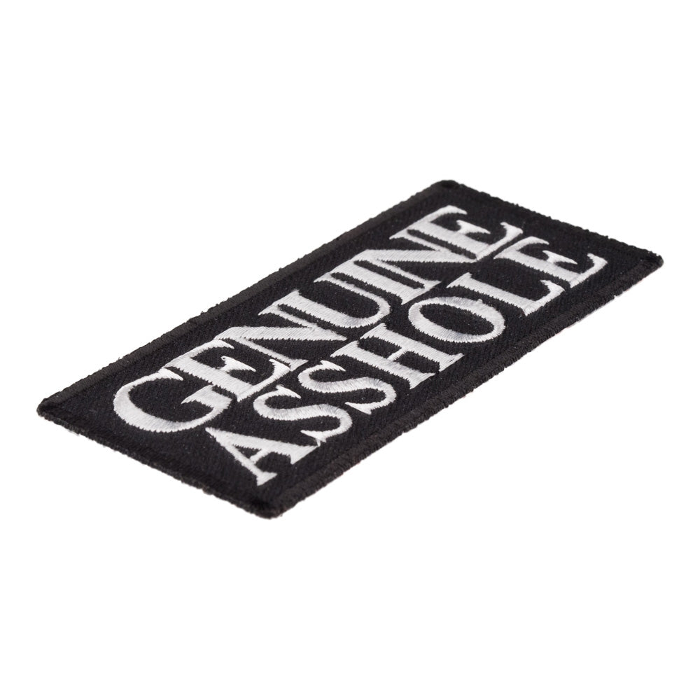 Genuine Asshole Patch, Funny Biker Patches — detail view 2