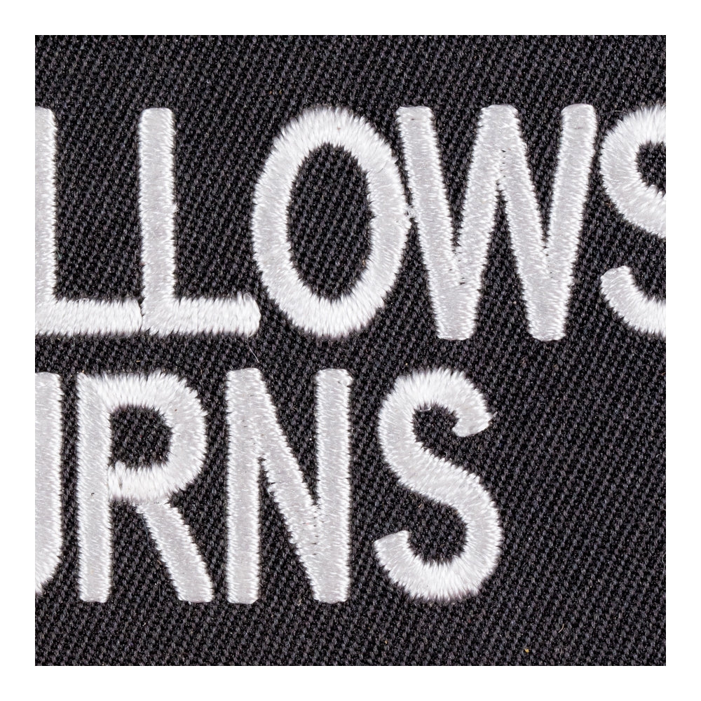 God Allows U-Turns Patch, Christian Biker Patches — detail view 2