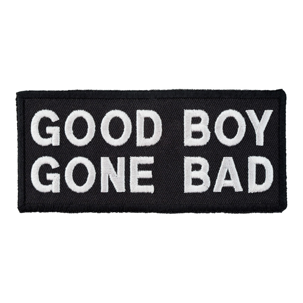 Good Boy Gone Bad Patch, Funny Sayings Patches — product image
