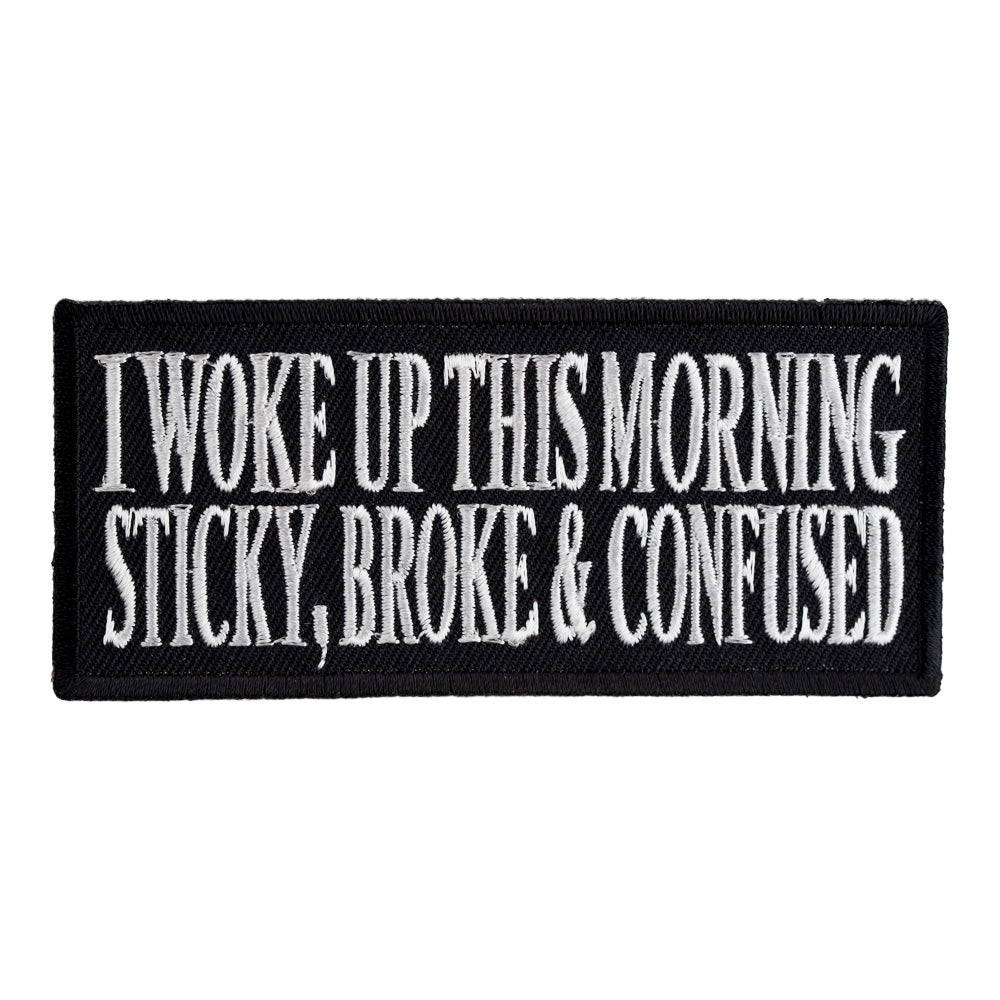 I Woke Up This Morning Sticky Patch, Funny Patches — product image