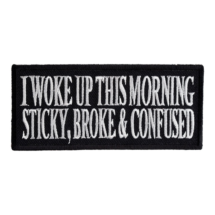 I Woke Up This Morning Sticky Patch, Funny Patches — product image