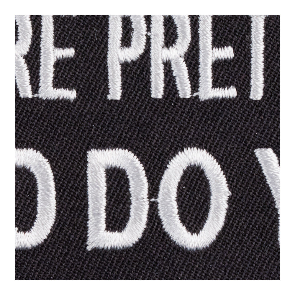 If You Were Pretty I Would Patch, Funny Sayings Patches — detail view 2