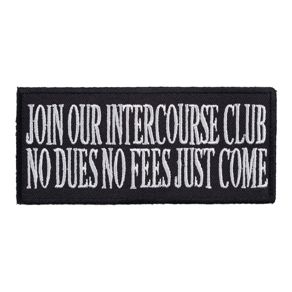 Join Our Intercourse Club Patch, Dirty Biker Patches — product image