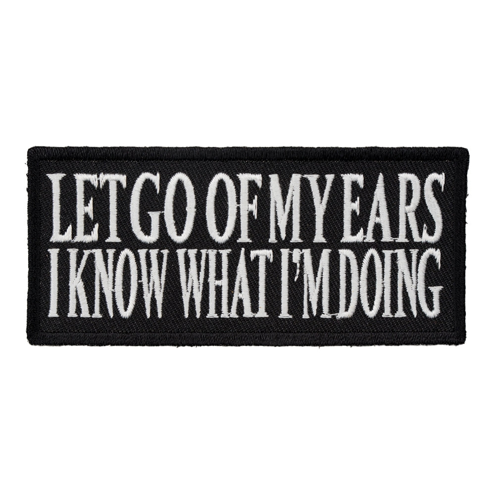 Let Go of My Ears Patch, Dirty Sayings Patches — product image