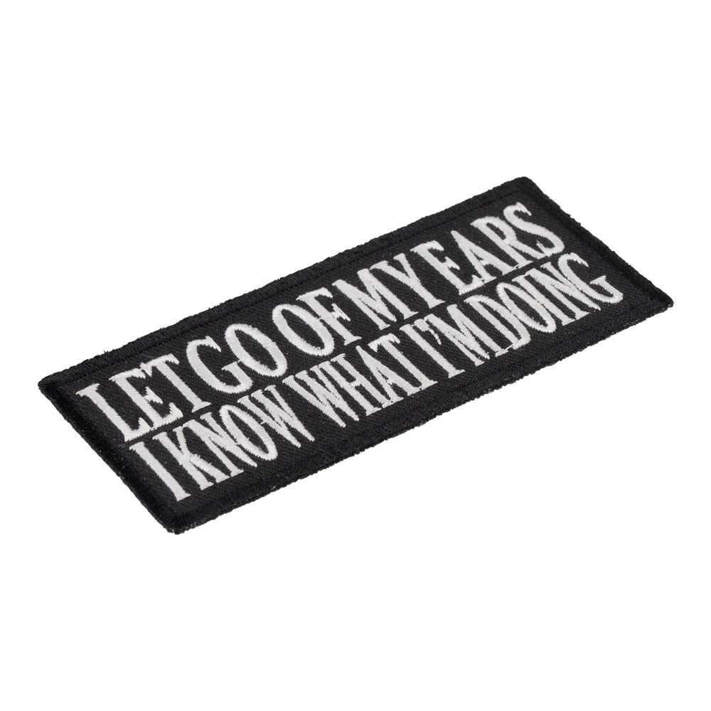 Let Go of My Ears Patch, Dirty Sayings Patches — detail view 1