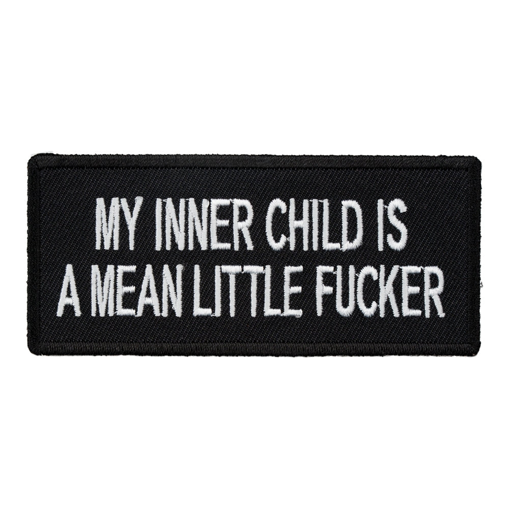My Inner Child Is A Mean Little Fucker Patch, Sayings Patches — product image