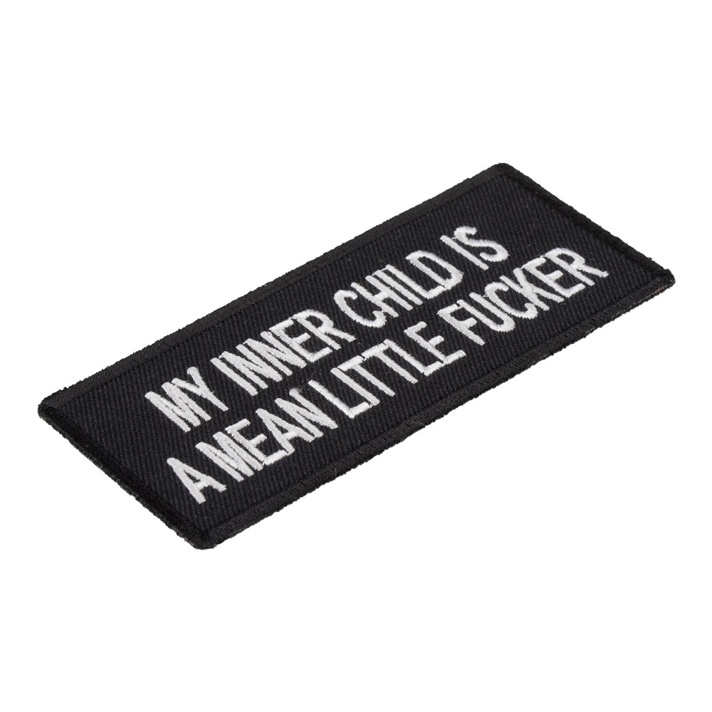 My Inner Child Is A Mean Little Fucker Patch, Sayings Patches — detail view 2
