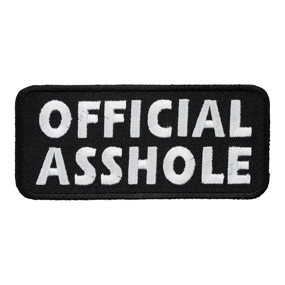 Official Asshole Patch, Vulgar Sayings Patches — product image