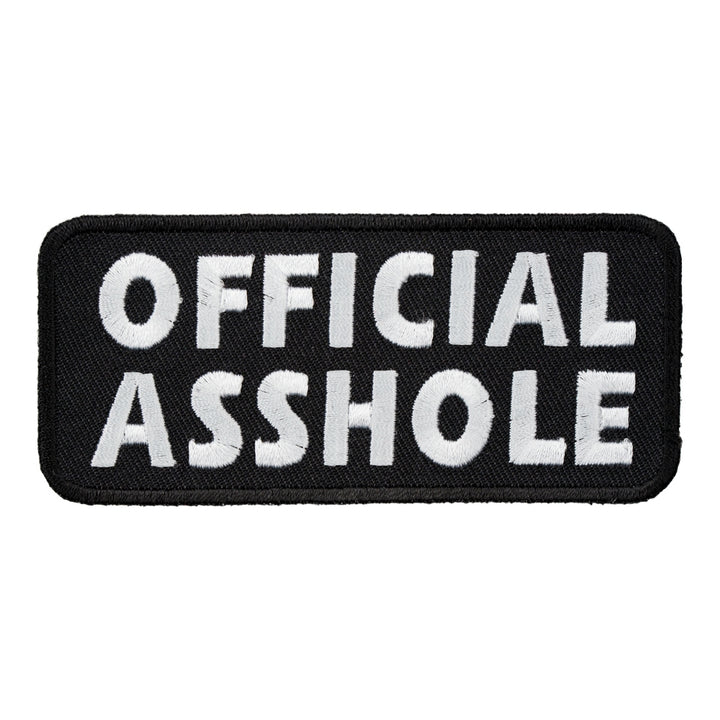 Official Asshole Patch, Vulgar Sayings Patches — product image