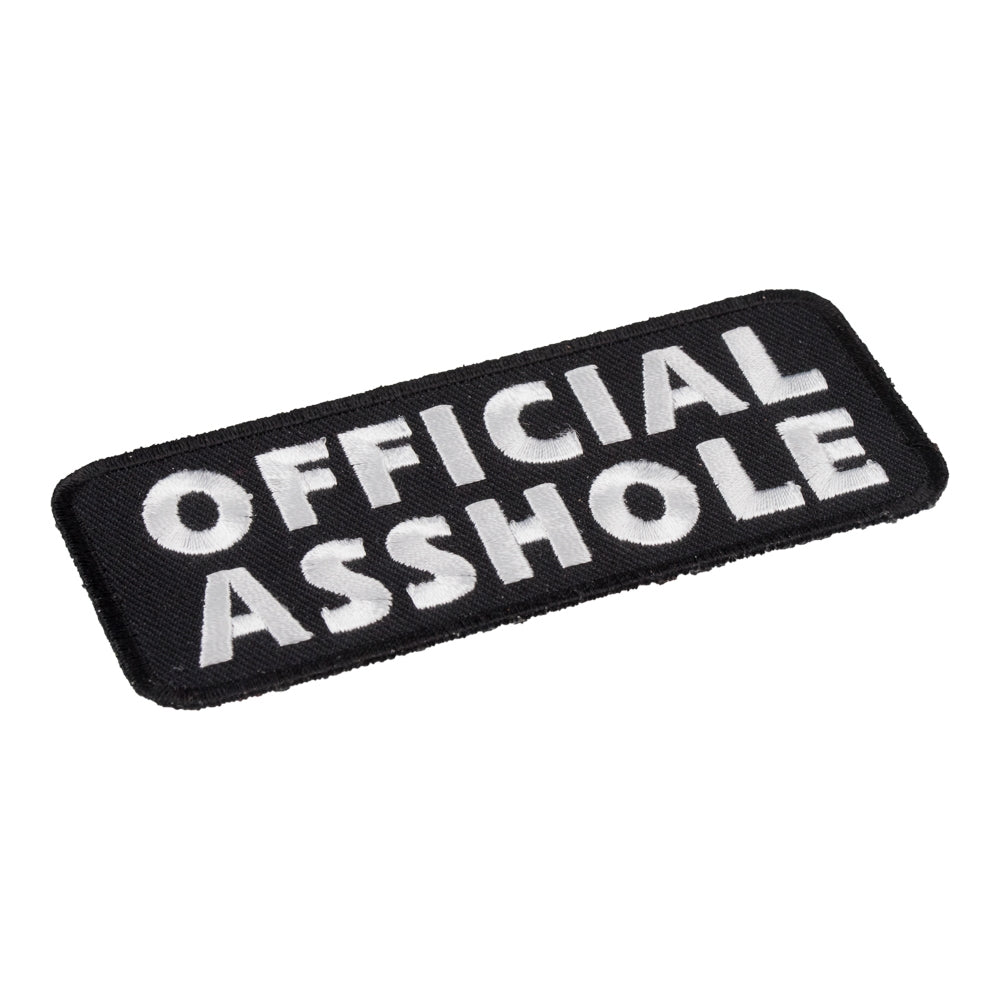 Official Asshole Patch, Vulgar Sayings Patches — detail view 1