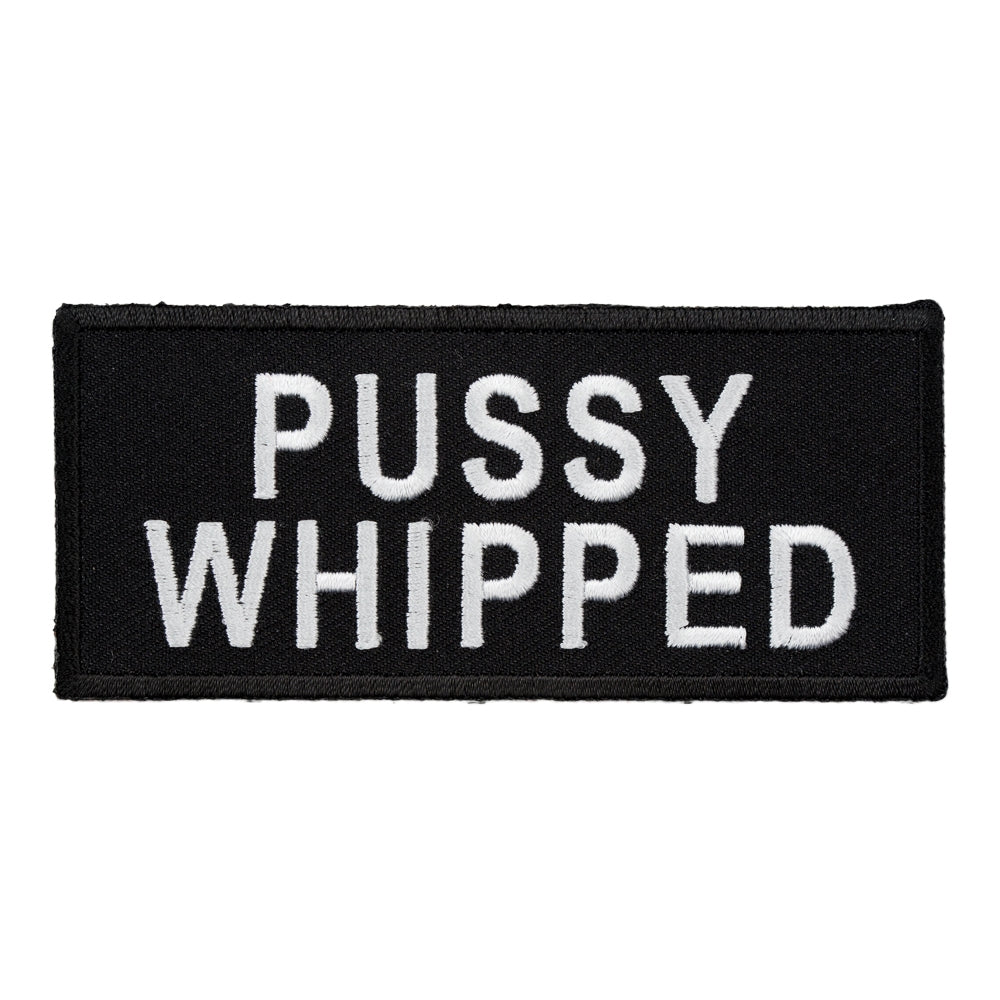 Pussy Whipped Patch, Dirty Sayings Patches — product image