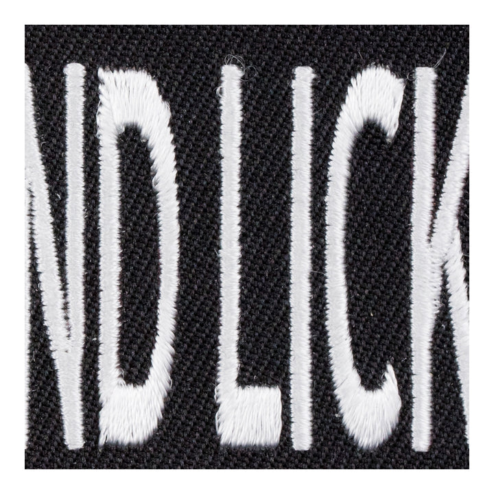 Shut Up And Lick Patch, Dirty Sayings Patches — detail view 2