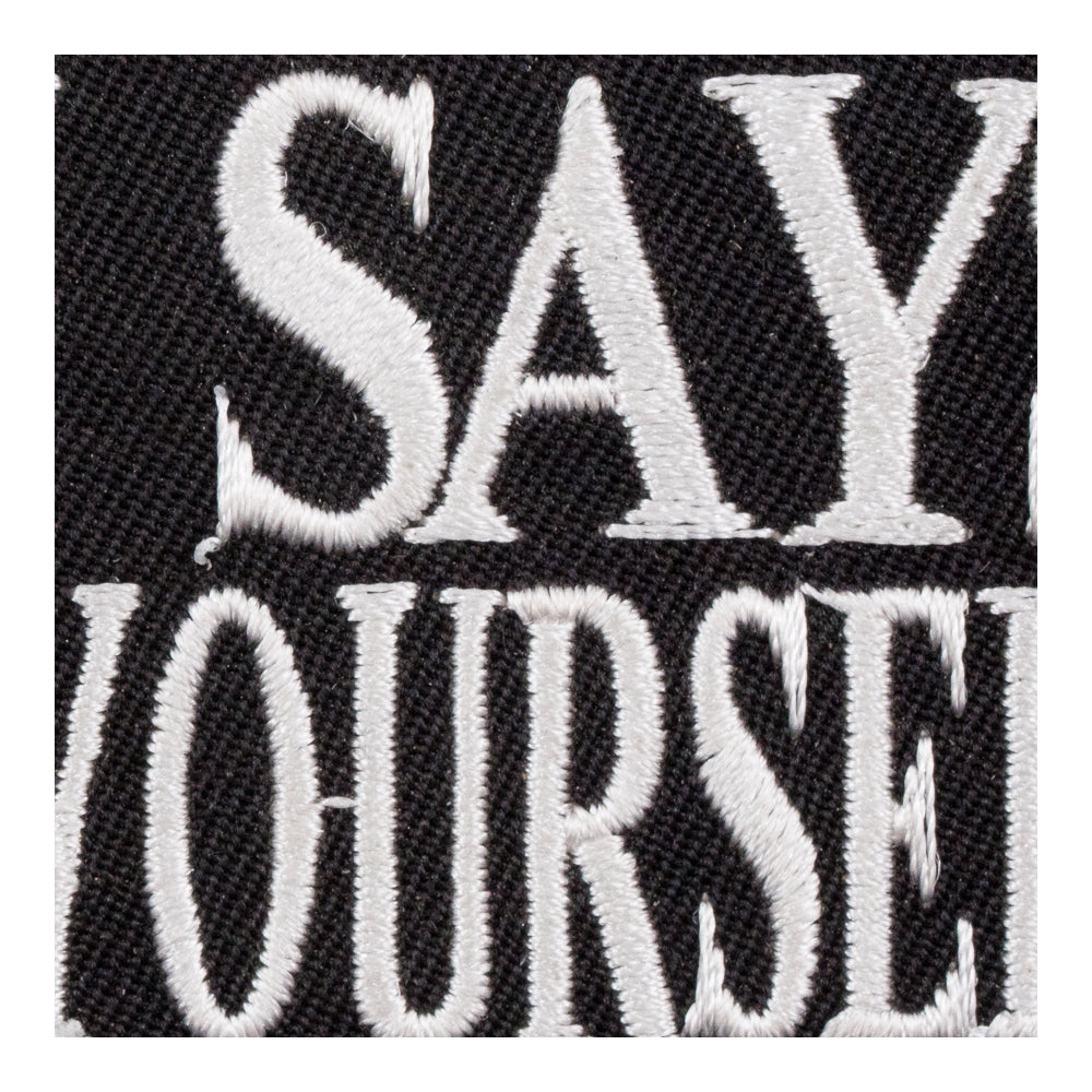Simon Says Go Fuck Yourself Patch, Vulgar Sayings Patches — detail view 2