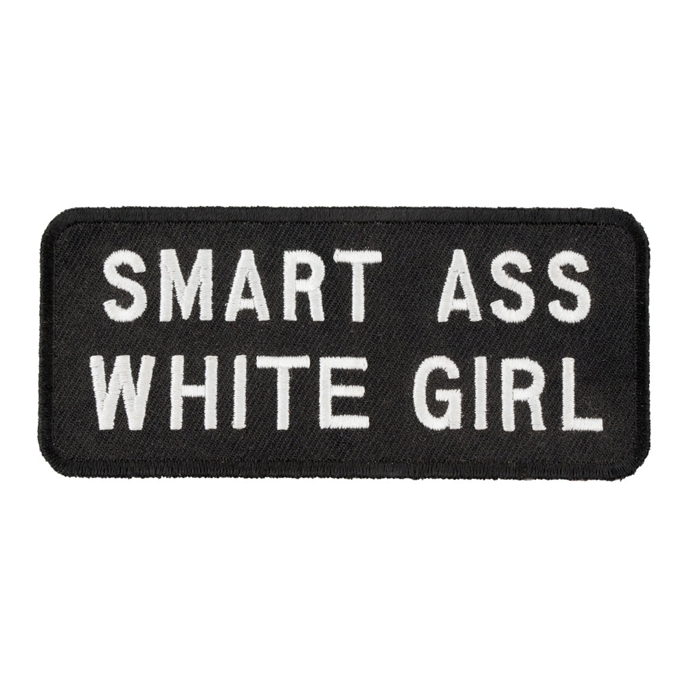 Smart Ass White Girl Patch, Vulgar Ladies Patches — product image