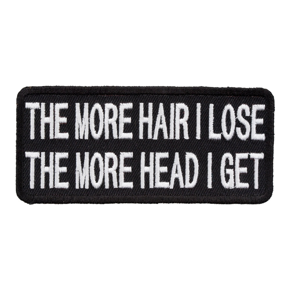 The More Hair I Lose Patch, Dirty Sayings Patches — product image