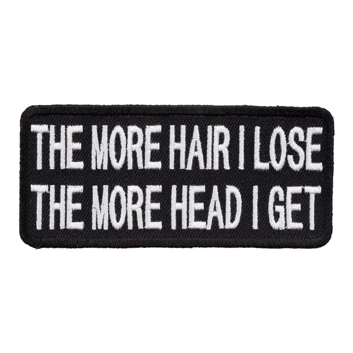 The More Hair I Lose Patch, Dirty Sayings Patches — product image