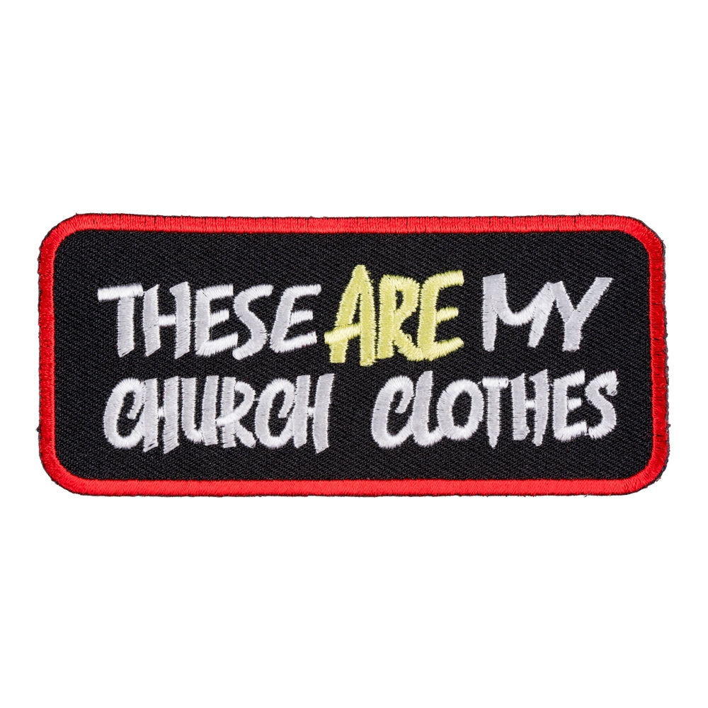 These Are My Church Clothes Patch, Christian Patches — product image