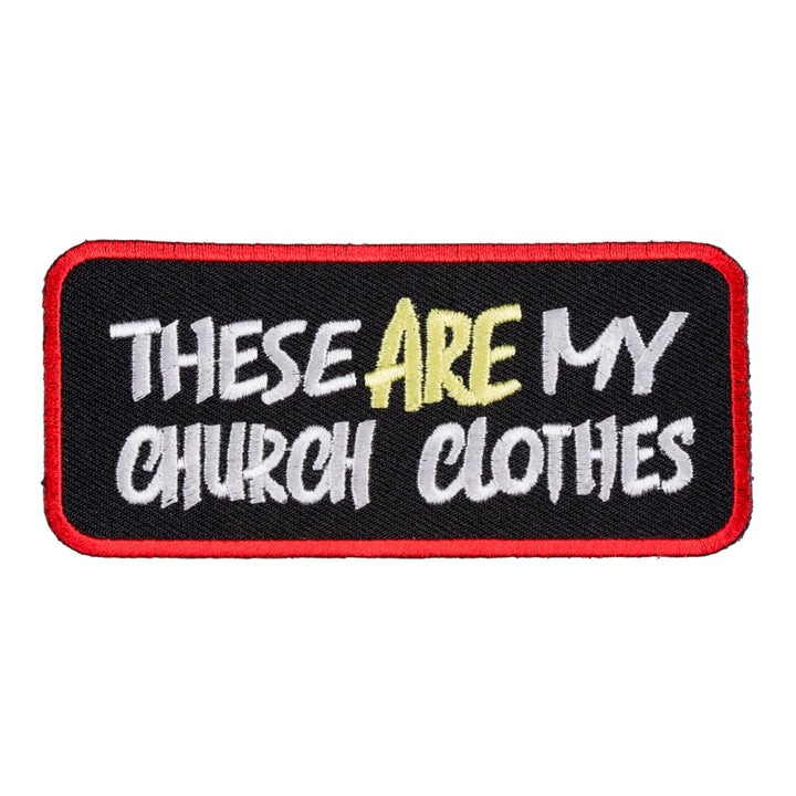 These Are My Church Clothes Patch, Christian Patches — product image
