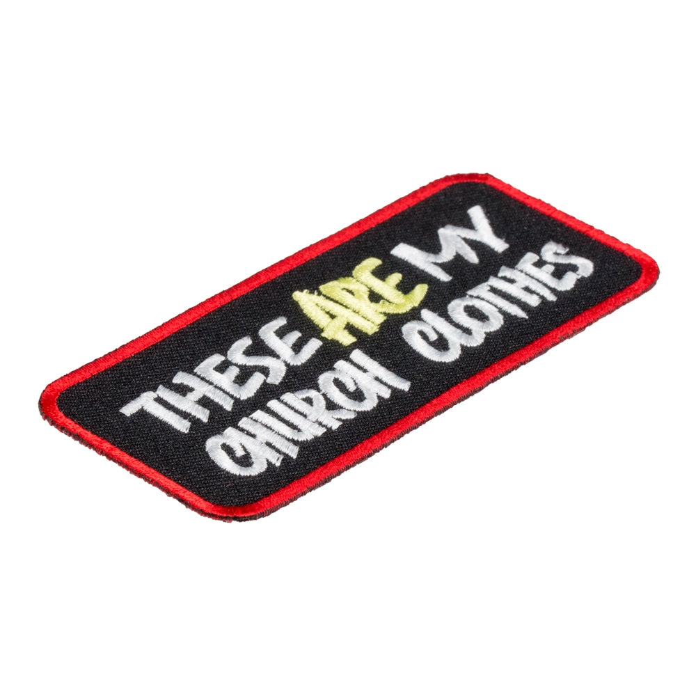 These Are My Church Clothes Patch, Christian Patches — detail view 1