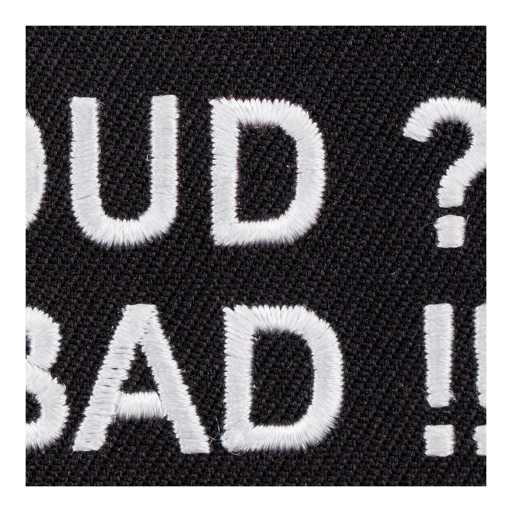 Too Loud Too Bad Patch, Biker Sayings Patches — detail view 2