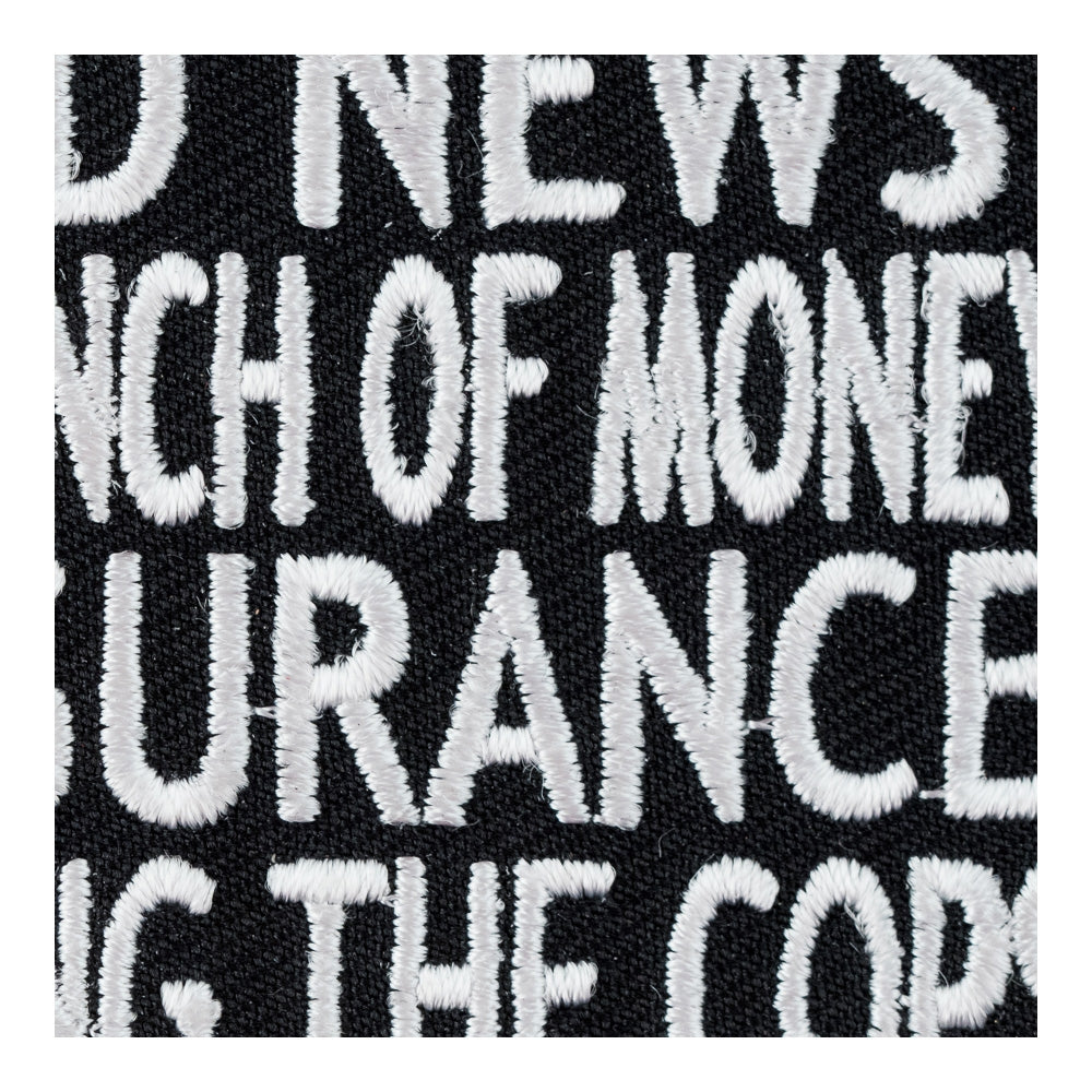 Got Good News Insurance Patch, Funny Biker Patches — detail view 2