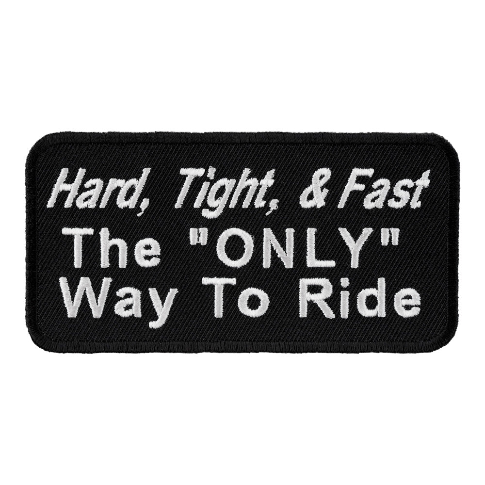 Hard Tight & Fast Patch, Dirty Biker Patches — product image