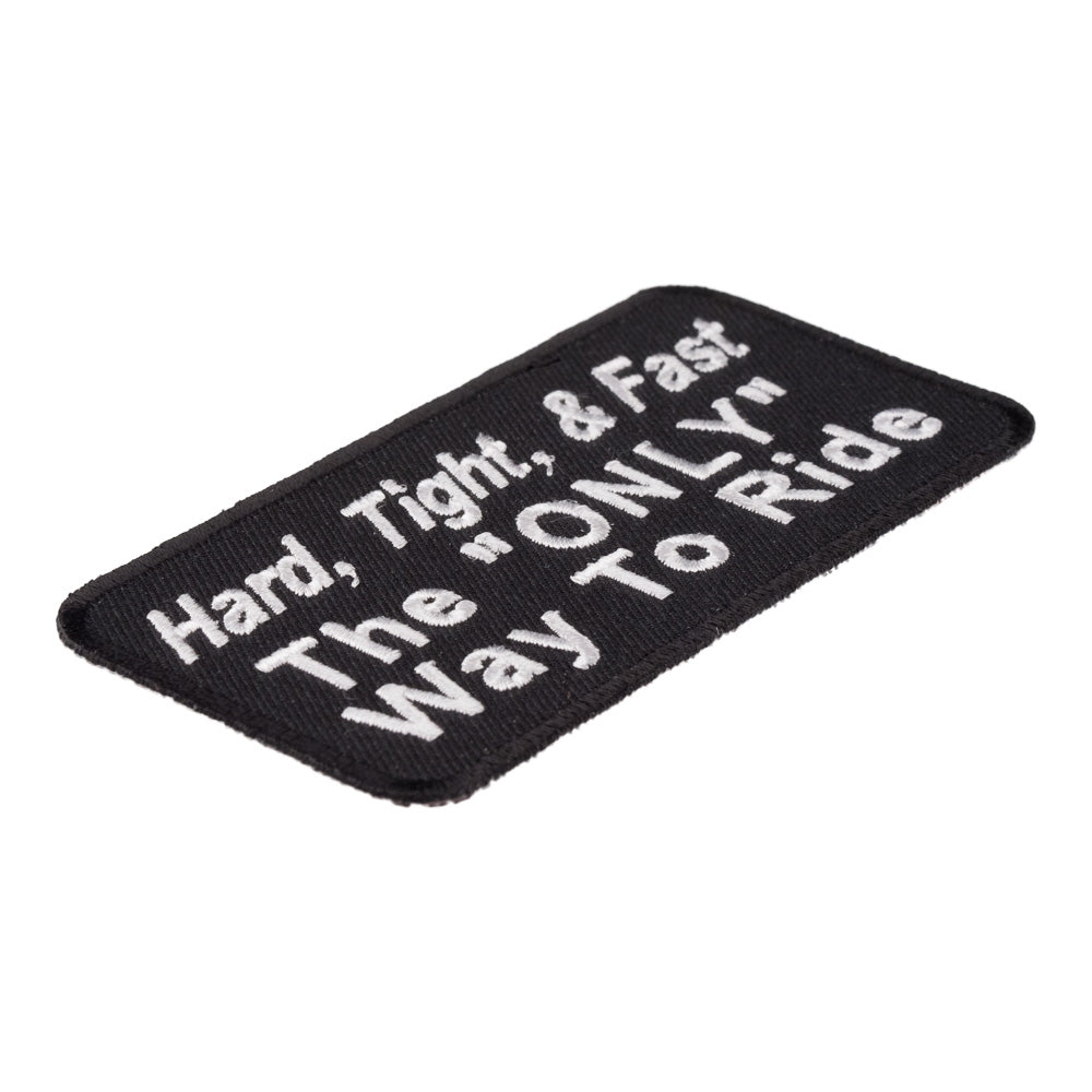 Hard Tight & Fast Patch, Dirty Biker Patches — detail view 1