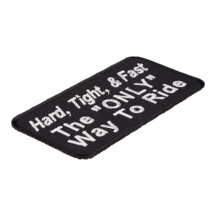 Hard Tight &amp; Fast Patch, Dirty Biker Patches — detail view 1