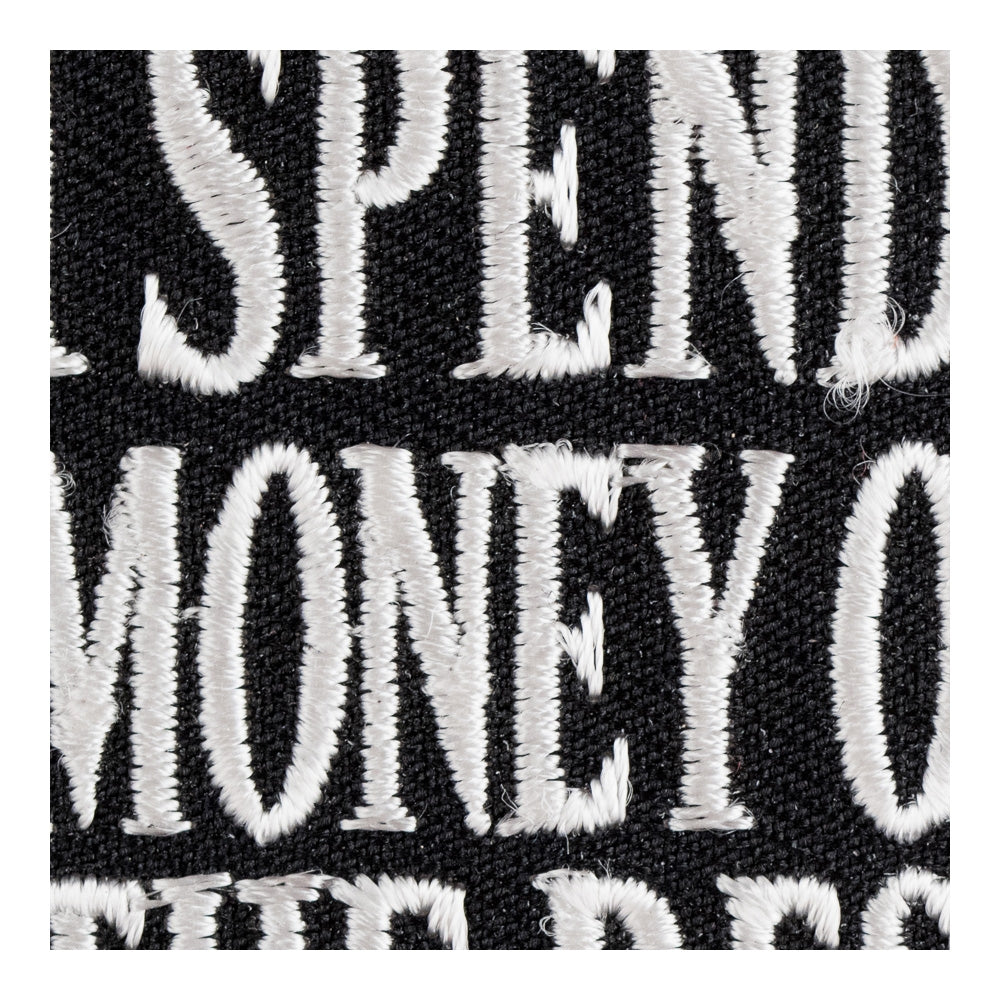 I Spend Most of My Money Patch, Biker Sayings Patches — detail view 2