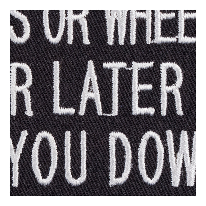 If It Has Tits Or Wheels Patch, Biker Sayings Patches — detail view 2